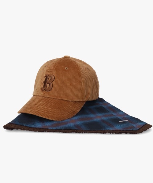 OVERRIDE（オーバーライド）の「OVERRIDE x TOMII SCARF&CORD CAP SG / オーバーライド（キャップ・レディース・ネイビー/ブラウン・57~59cm）」の8枚目の写真