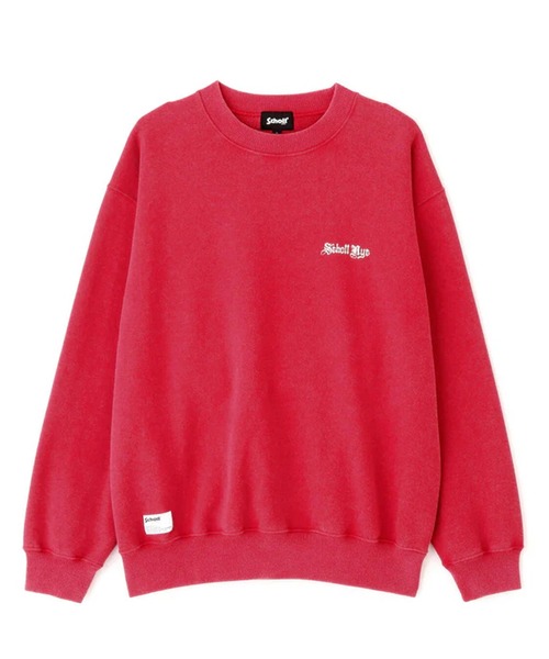 schott(ショット)の「SCHOTT-QUALITY AND QUANTITY CREW SWEAT(スウェット・メンズ・ブラック/レッド・M/L)」の5枚目の写真