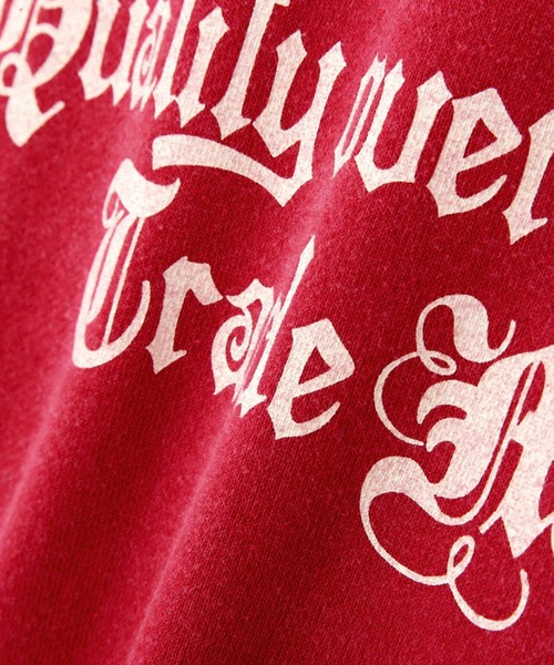 schott(ショット)の「SCHOTT-QUALITY AND QUANTITY CREW SWEAT(スウェット・メンズ・ブラック/レッド・M/L)」の6枚目の写真