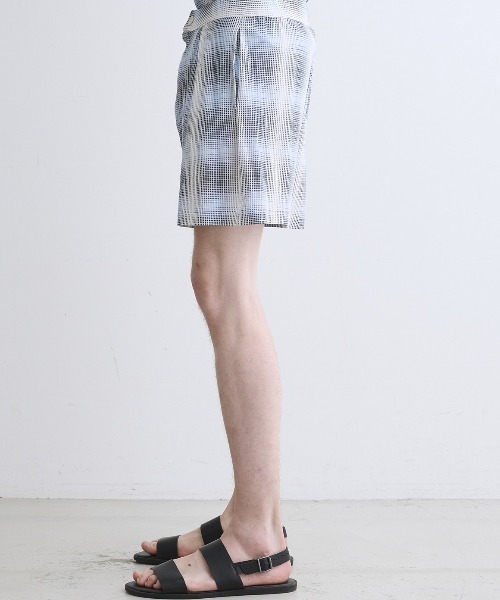 three dots(スリードッツ)の「シャドウチェックプリント ショートパンツ(その他パンツ・メンズ・ブラウン系その他/ブルー系その他・SMALL/LARGE/MEDIUM)」の11枚目の写真