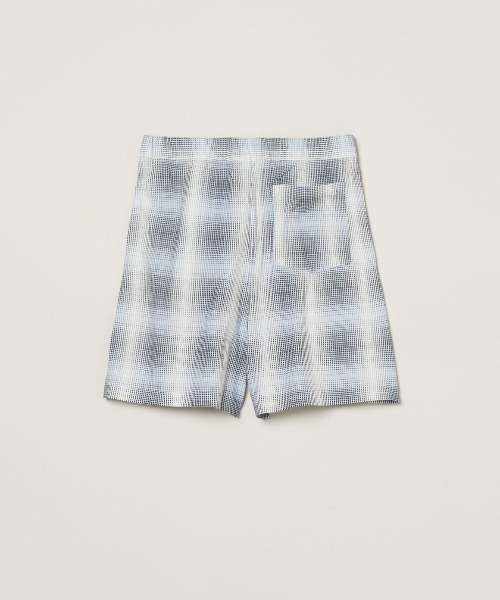 three dots(スリードッツ)の「シャドウチェックプリント ショートパンツ(その他パンツ・メンズ・ブラウン系その他/ブルー系その他・SMALL/LARGE/MEDIUM)」の3枚目の写真