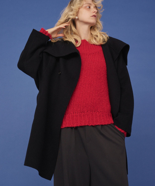 Rouge vif Anna（ルージュヴィフアンナ）の「ロービングニットプルオーバー（ニット/セーター・レディース・アイボリー/レッド/ベージュ・フリー）」の10枚目の写真