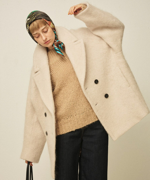 Rouge vif Anna（ルージュヴィフアンナ）の「ロービングニットプルオーバー（ニット/セーター・レディース・アイボリー/レッド/ベージュ・フリー）」の19枚目の写真