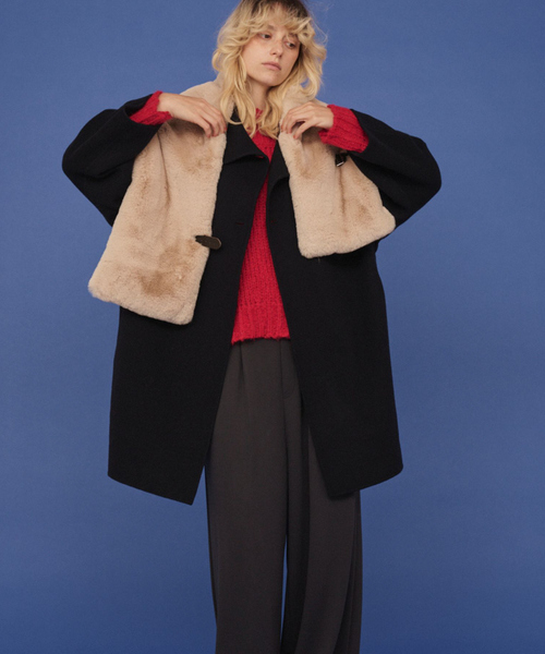 Rouge vif Anna（ルージュヴィフアンナ）の「ロービングニットプルオーバー（ニット/セーター・レディース・アイボリー/レッド/ベージュ・フリー）」の12枚目の写真