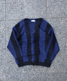 ATELANE（アテレーン）の「ATELANE / シャギーニットカーディガン/ストライプ（カーディガン/ボレロ）」