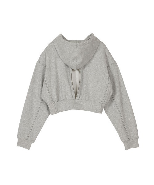 ELCHELE(エルチェレ)の「FRENCH TERRY HOODIE(パーカー・レディース・オフホワイト/ヘザーグレー/パープル・FREE)」の11枚目の写真