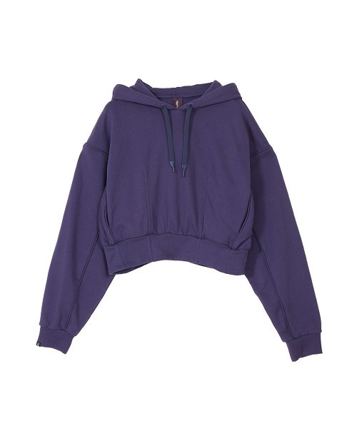 ELCHELE(エルチェレ)の「FRENCH TERRY HOODIE(パーカー・レディース・オフホワイト/ヘザーグレー/パープル・FREE)」の21枚目の写真