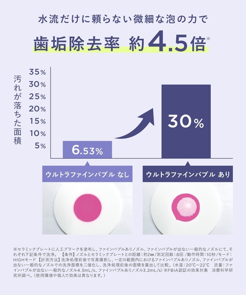 BEAURAL（ビューラル）の「BEAURAL ビューラル ウルトラファインバブルウォッシャー ノズル セット 口腔洗浄器（オーラルケア/歯磨きグッズ・レディース・バイオレット/ホワイト・ONE SIZE）」の13枚目の写真