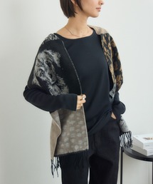 KATHARINE ROSS | 【KATHARINE ROSS】【PIERRE QUIOC】ネコイヌMIX柄ストール(ストール/ショール)