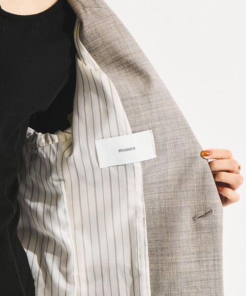 STUDIOUS/ステュディオス】Oversized Tailored Jacket/オーバーサイズ