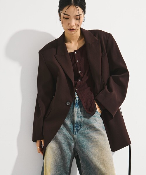 【STUDIOUS/ステュディオス】オーバーサイズテーラードジャケット STUDIOUS/ステュディオス】Oversized Tailored Jacket/オーバーサイズ