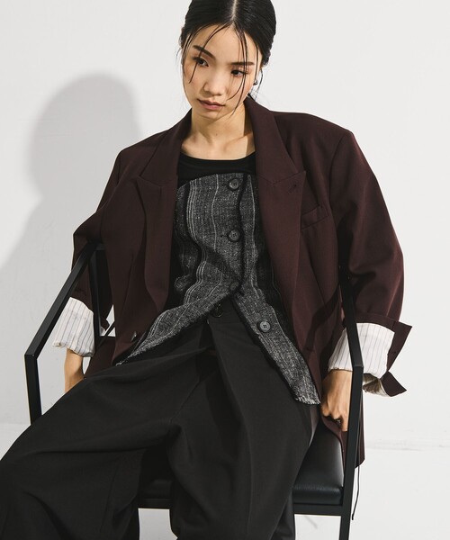 【STUDIOUS/ステュディオス】オーバーサイズテーラードジャケット STUDIOUS（ステュディオス）の「【STUDIOUS/ステュディオス】オーバー