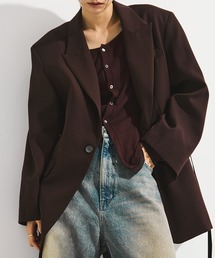 【STUDIOUS/ステュディオス】Oversized Tailored Jacket/オーバーサイズテーラードジャケット