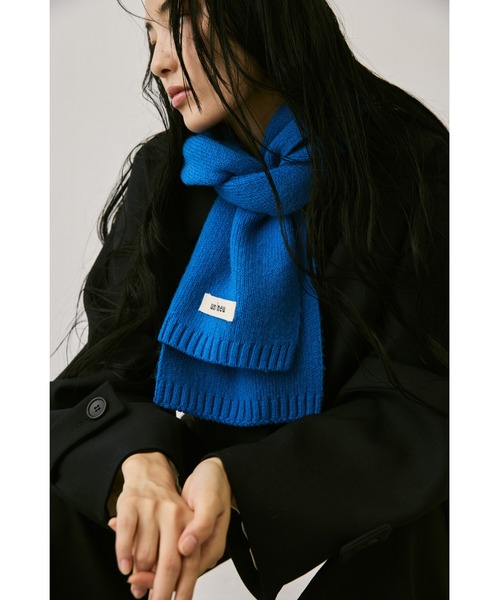 un/neu（アンノイ）の「シンプルウールカラーマフラー / コンパクトマフラー（マフラー・レディース・ブラウン/キャメル/ブルー/グレー/ライトブルー/ライトピンク/レッド/イエロー・FREE）」の12枚目の写真