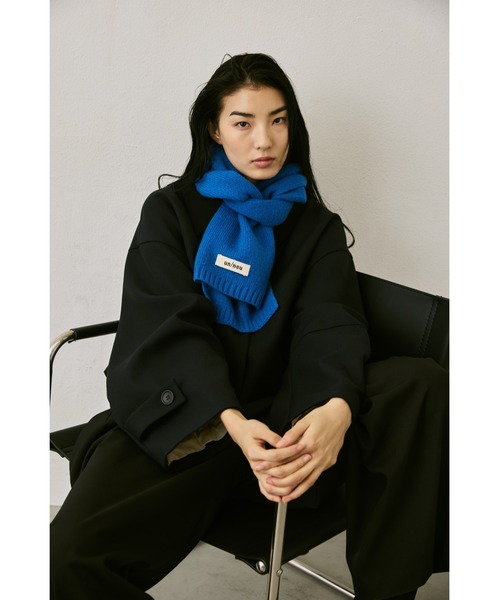 un/neu（アンノイ）の「シンプルウールカラーマフラー / コンパクトマフラー（マフラー・レディース・ブラウン/キャメル/ブルー/グレー/ライトブルー/ライトピンク/レッド/イエロー・FREE）」の14枚目の写真