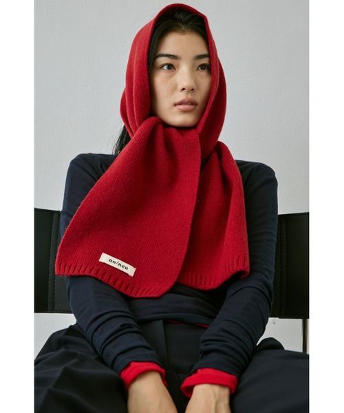 シンプルウールカラーマフラー / コンパクトマフラー（マフラー）｜un