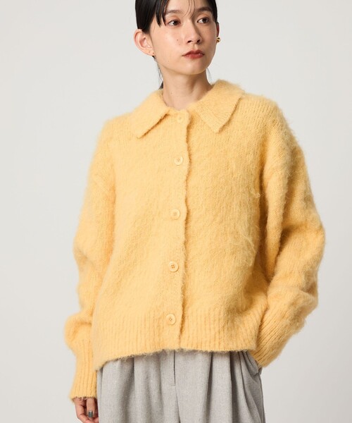 CITEN（シテン）の「＜CITEN＞エッセンシャルシャギーカーディガン（カーディガン/ボレロ・レディース・コバルトブルー/レッド/イエロー/ブラウン系/グレー系・FREE）」の21枚目の写真