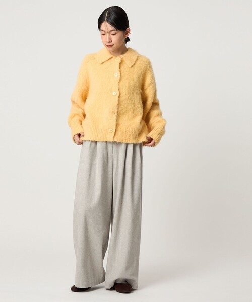 CITEN（シテン）の「＜CITEN＞エッセンシャルシャギーカーディガン（カーディガン/ボレロ・レディース・コバルトブルー/レッド/イエロー/ブラウン系/グレー系・FREE）」の22枚目の写真