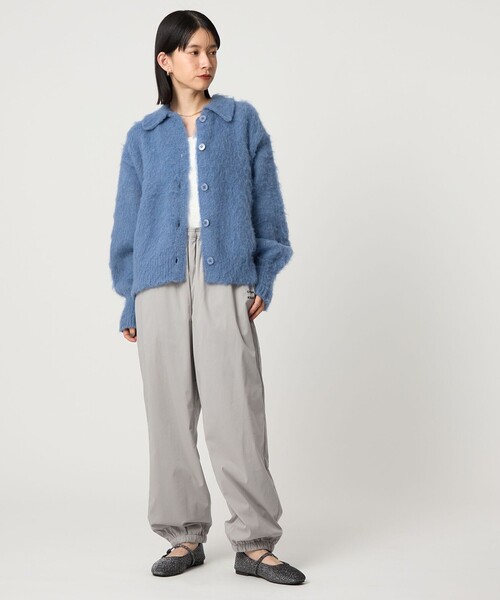 CITEN（シテン）の「＜CITEN＞エッセンシャルシャギーカーディガン（カーディガン/ボレロ・レディース・コバルトブルー/レッド/イエロー/ブラウン系/グレー系・FREE）」の13枚目の写真