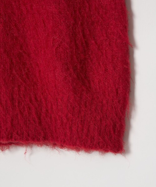 CITEN（シテン）の「＜CITEN＞エッセンシャルシャギーカーディガン（カーディガン/ボレロ・レディース・コバルトブルー/レッド/イエロー/ブラウン系/グレー系・FREE）」の10枚目の写真