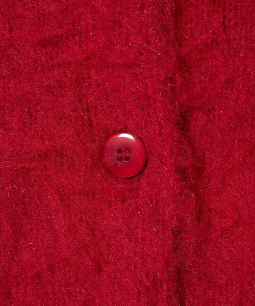 CITEN（シテン）の「＜CITEN＞エッセンシャルシャギーカーディガン（カーディガン/ボレロ・レディース・コバルトブルー/レッド/イエロー/ブラウン系/グレー系・FREE）」の11枚目の写真