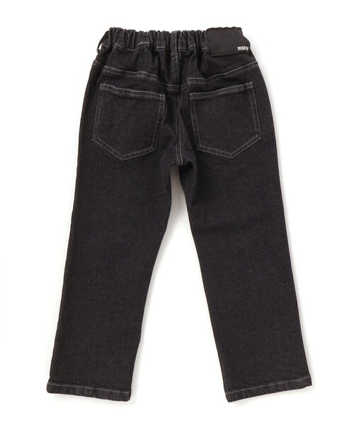 BeBe Petits Pois Vert(ベベプチポワヴェール)の「フロッキープリントストレッチロングデニムパンツ(95~160cm)(デニムパンツ・キッズ・ネイビー/ブラック・100cm/110cm/95cm/130cm/160cm/120cm/150cm/140cm)」の10枚目の写真