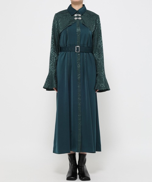 HARE ジャガードチャイナボレロワンピース ジャガードチャイナボレロワンピース(HARE)（ワンピース）｜HARE（ハレ