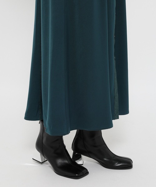 HARE（ハレ）の「ジャガードチャイナボレロワンピース(HARE)（ワンピース・レディース・グリーン/ブラック/ボルドー・FREE）」の22枚目の写真