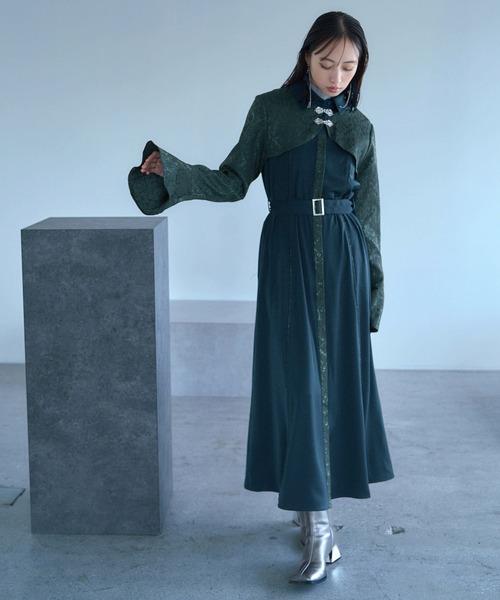 HARE ジャガードチャイナボレロワンピース　ブラック LADIES】ジャガードチャイナボレロワンピース | [公式]ハレ（HARE）通販