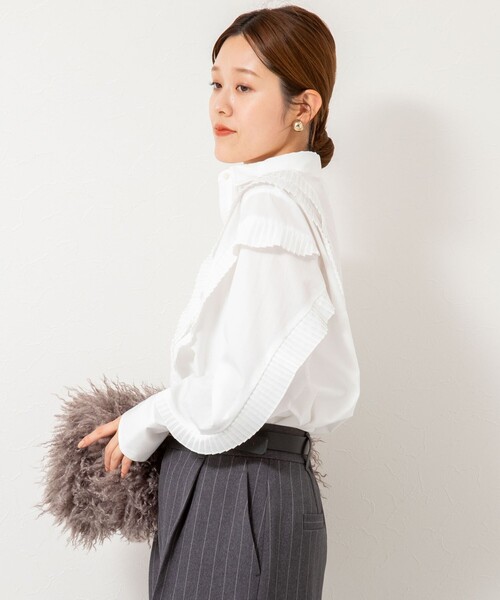 マリリンムーン ブラウス 25SS ノーリーズ タグ付き マリリンムーン ブラウス 25SS ノーリーズ タグ付き マリリンムーン