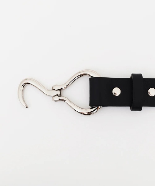 ITTI（イッチ）の「【ITTI】HERRIE HOOK BELT / THUG - MM（ベルト・メンズ・ブラック・FREE）」の2枚目の写真
