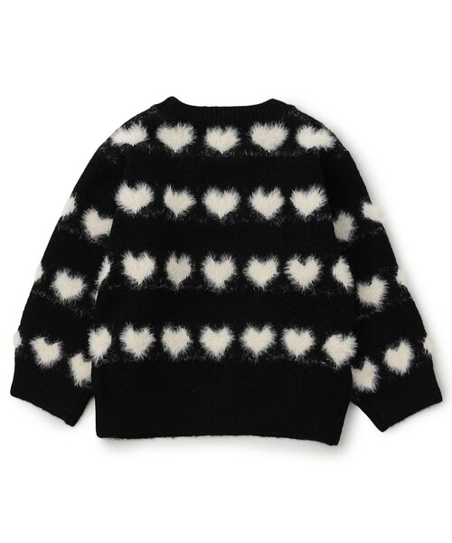 Seraph（セラフ）の「【ジュニア対応】シャギーモチーフセーター（ニット/セーター・キッズ・アイボリー/ブラック/サックスブルー/ピンク・80/140/130/120/110/100/90）」の13枚目の写真