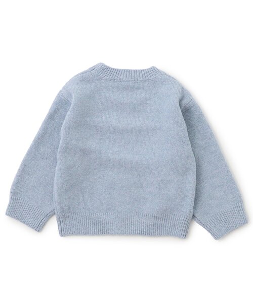 Seraph（セラフ）の「【ジュニア対応】シャギーモチーフセーター（ニット/セーター・キッズ・アイボリー/ブラック/サックスブルー/ピンク・80/140/130/120/110/100/90）」の16枚目の写真