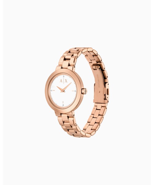 ARMANI EXCHANGE(アルマーニエクスチェンジ)の「【A|X アルマーニ エクスチェンジ】ステンレススチールベルトウォッチ(バタフライ)JACKIE_AX7175SET(アナログ腕時計・レディース・その他1・FREE)」の2枚目の写真