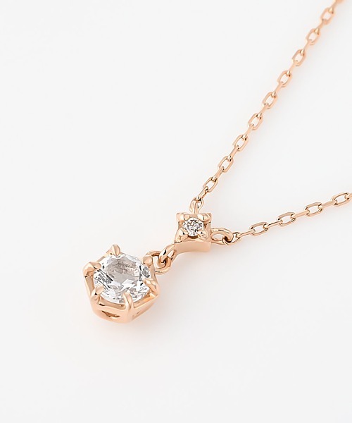 4℃（ヨンドシー）の「【Holiday Limited】 K10ピンクゴールド ネックレス（ネックレス・レディース・ピンクゴールド・FREE）」の3枚目の写真