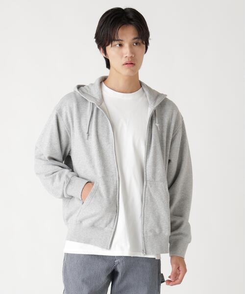Alpha Industries（アルファインダストリーズ）の「Alpha Industries/アルファインダストリーズ/PLAIN ZIP HOODIE/プレーン ジップ フーディー（パーカー・メンズ・ネイビー/その他5/グレー/ブラック/オリーブ系・L/M/S/2XL/XL）」の10枚目の写真
