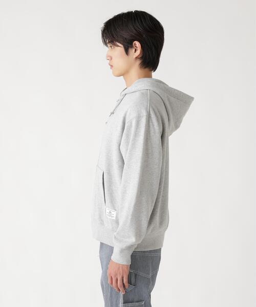 Alpha Industries（アルファインダストリーズ）の「Alpha Industries/アルファインダストリーズ/PLAIN ZIP HOODIE/プレーン ジップ フーディー（パーカー・メンズ・ネイビー/その他5/グレー/ブラック/オリーブ系・L/M/S/2XL/XL）」の14枚目の写真