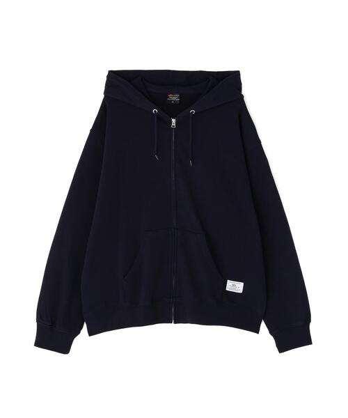 Alpha Industries（アルファインダストリーズ）の「Alpha Industries/アルファインダストリーズ/PLAIN ZIP HOODIE/プレーン ジップ フーディー（パーカー・メンズ・ネイビー/その他5/グレー/ブラック/オリーブ系・L/M/S/2XL/XL）」の4枚目の写真