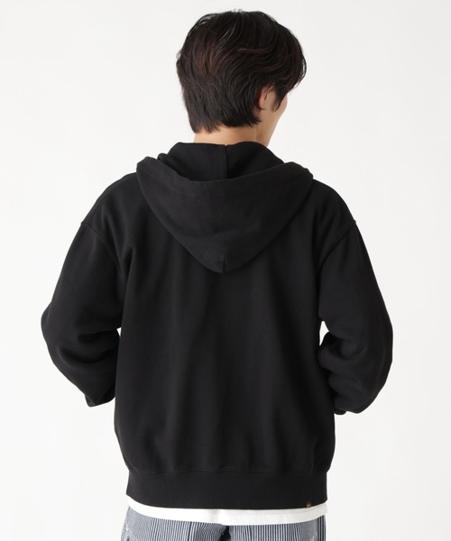 Alpha Industries（アルファインダストリーズ）の「Alpha Industries/アルファインダストリーズ/PLAIN ZIP HOODIE/プレーン ジップ フーディー（パーカー・メンズ・ネイビー/その他5/グレー/ブラック/オリーブ系・L/M/S/2XL/XL）」の9枚目の写真