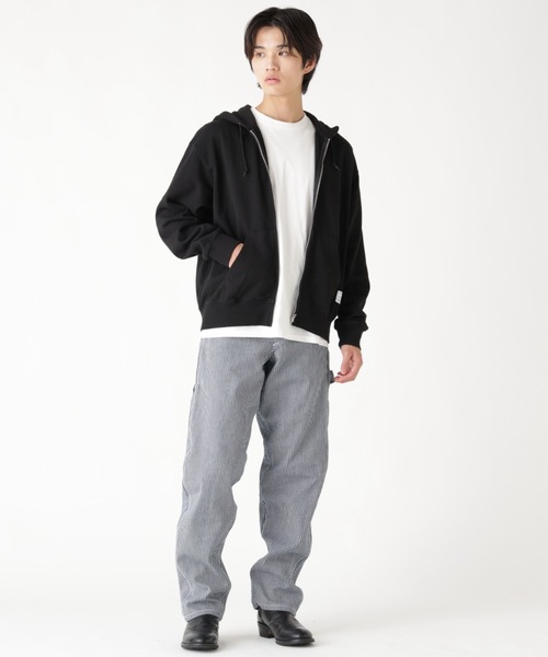 Alpha Industries（アルファインダストリーズ）の「Alpha Industries/アルファインダストリーズ/PLAIN ZIP HOODIE/プレーン ジップ フーディー（パーカー・メンズ・ネイビー/その他5/グレー/ブラック/オリーブ系・L/M/S/2XL/XL）」の7枚目の写真