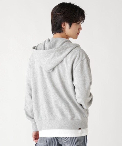 Alpha Industries（アルファインダストリーズ）の「Alpha Industries/アルファインダストリーズ/PLAIN ZIP HOODIE/プレーン ジップ フーディー（パーカー・メンズ・ネイビー/その他5/グレー/ブラック/オリーブ系・L/M/S/2XL/XL）」の8枚目の写真