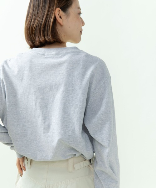 PAR ICI（パーリッシィ）の「Blue-Blue プリントロンT（Tシャツ/カットソー・レディース・グレー/ホワイト・FREE）」の7枚目の写真