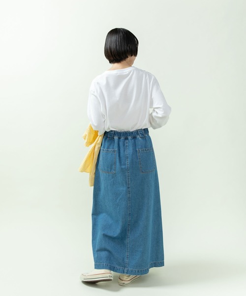 PAR ICI（パーリッシィ）の「Blue-Blue プリントロンT（Tシャツ/カットソー・レディース・グレー/ホワイト・FREE）」の16枚目の写真