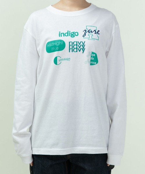 PAR ICI（パーリッシィ）の「Blue-Blue プリントロンT（Tシャツ/カットソー・レディース・グレー/ホワイト・FREE）」の19枚目の写真