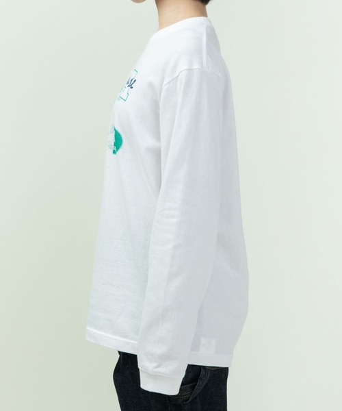 PAR ICI（パーリッシィ）の「Blue-Blue プリントロンT（Tシャツ/カットソー・レディース・グレー/ホワイト・FREE）」の20枚目の写真