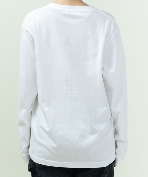 PAR ICI（パーリッシィ）の「Blue-Blue プリントロンT（Tシャツ/カットソー・レディース・グレー/ホワイト・FREE）」の9枚目の写真