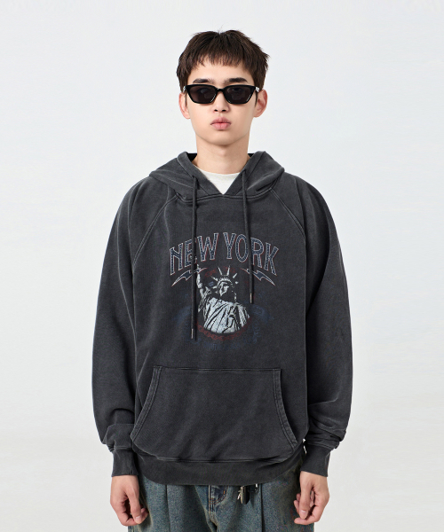 DIMITRI BLACK(ディミトリブラック)の「NYC フードパーカー_ピグメントチャコール(パーカー・レディース・その他・MEDIUM/LARGE/X-LARGE)」の3枚目の写真