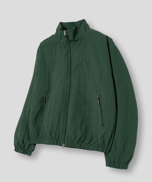 シンボルロゴテックジャケット-グリーン（ナイロンジャケット）｜F