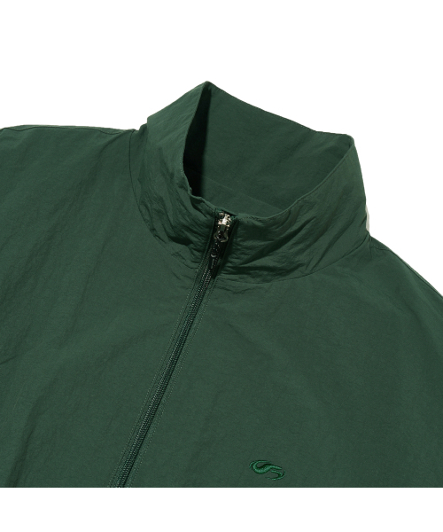 シンボルロゴテックジャケット-グリーン（ナイロンジャケット）｜F