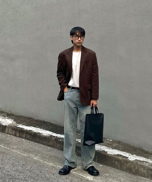 MUSINSA STANDARD（ムシンサスタンダード）の「ポンテリラックスフィットクルーネックTシャツ[ホワイト]（Tシャツ/カットソー・メンズ・その他・SMALL/MEDIUM/LARGE/X-LARGE/XX-LARGE/XXX-LARGE）」の10枚目の写真